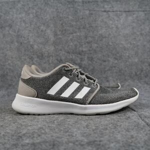 Adidas Shoes Womens 6 Sneaker Cloudfoam QT Racer Athletic Trainer Lifestyle Gray